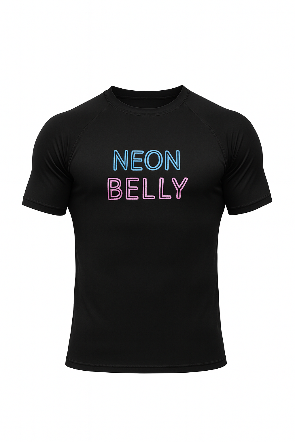 NEON BELLY - SHORT SLEEVE RASHGUARD