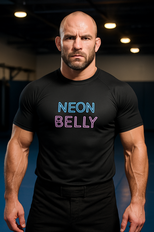 NEON BELLY - SHORT SLEEVE RASHGUARD